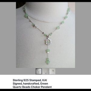 Sterling Silver designer choker by KAI